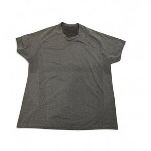 Lululemon Metal Vent Tech Short Sleeve Shirt Gray Mens XL 22.5" Chest